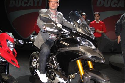 MCN's Andy Downes tries the 2010 Multistrada 1200 out for size