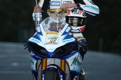 Leon Camier's title winning bike will be on the MCE Insurance stand at the NEC