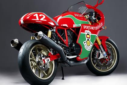 Graeme Balshaw's Mike Hailwood Ducati replica