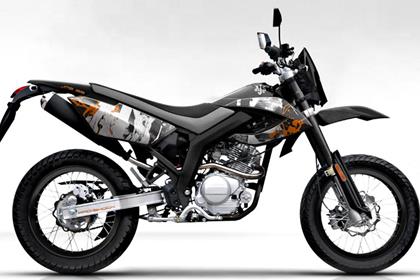 The new AJS 125 supermoto