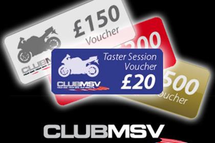 The £20 MSV taster voucher is good for 20 minutes of track time