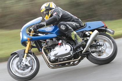 Triumph legend Norman Hyde has tuned the parallel engine to make 82bhp