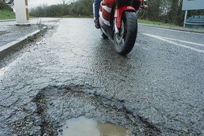 The freezing weather creates more potholes