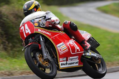 replica of the Suzuki XR69 which Roger Marshall romped to the 1982 British TT F1 championship