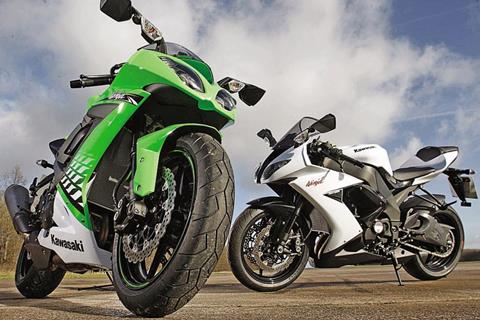 Video: 2010 Kawasaki ZX-10R vs its 2009 predecessor