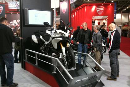 The Ducati Multisrada 1200 at the Carole Nash MCN Motorcycle Show