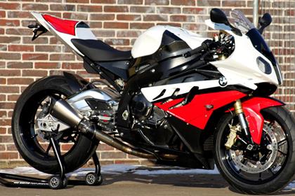 The Van Harten BMW S1000RR makes 210bhp and is dripping in carbon fibre