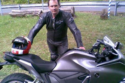 Phil with the Honda VFR1200F DCT