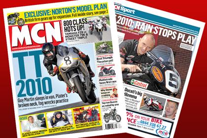 All thew news from the start of the 2010 TT in this week's MCN