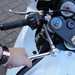 Rotating the clutch lever to a lower position