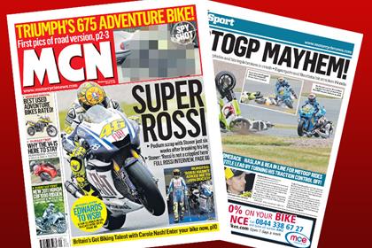 Firts pics of Triumph's road-going adventure bike, only in this week's MCN