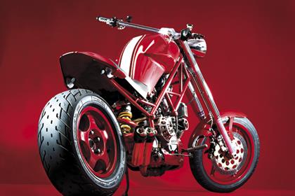 A Ducati Monster chopper, entered into the competition last year