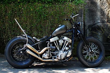 This Harley-Davidson Panhead uses a 1951 FL engine