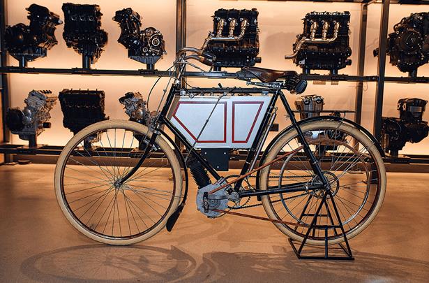 vintage triumph push bikes