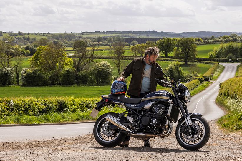 Posing with the Z900RS