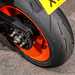 Rear wheel of the KTM 1290 Super Duke R Evo