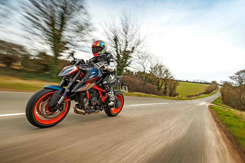 Riding the KTM 1290 Super Duke R Evo on the road