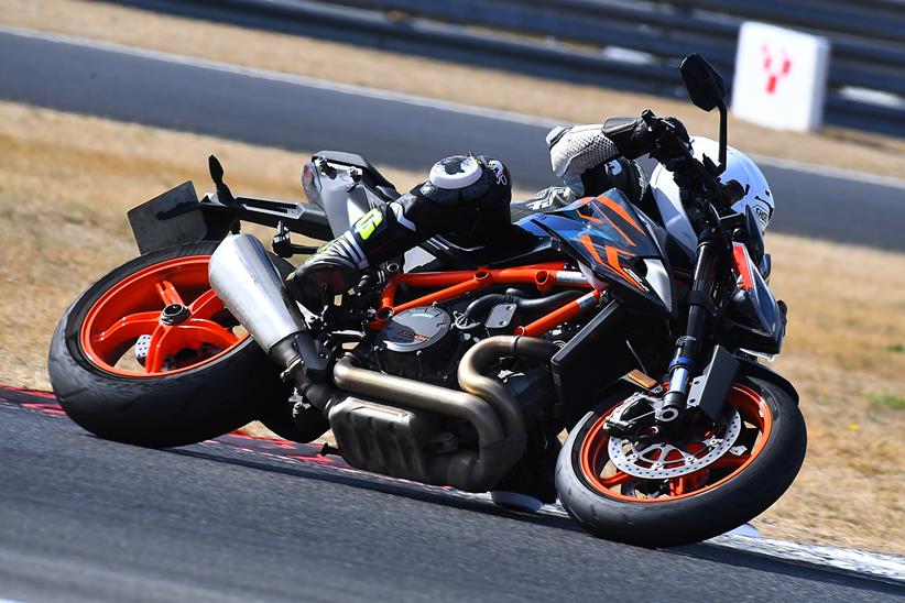 Riding the KTM 1290 Super Duke R Evo at Snetterton