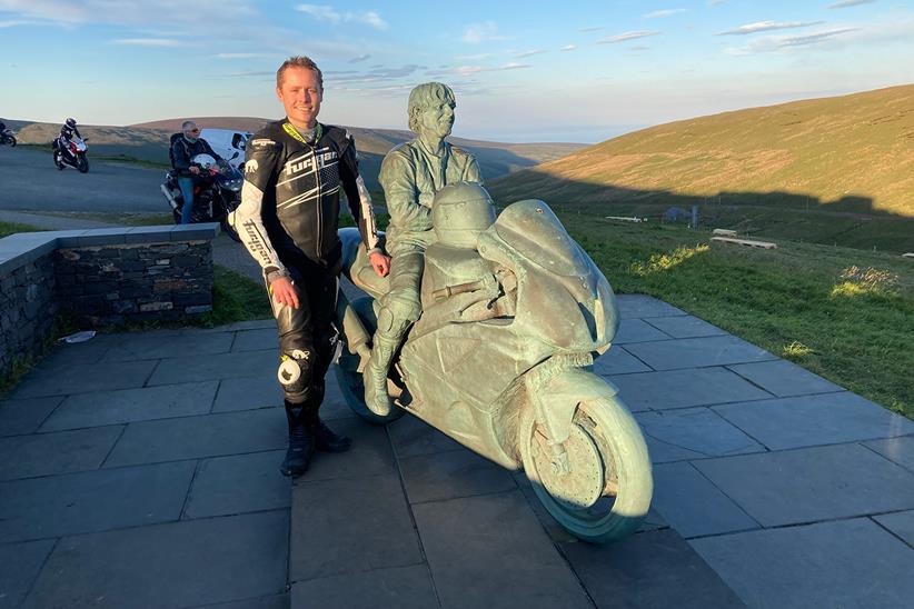 Popping in to meet Joey Dunlop on the Mountain