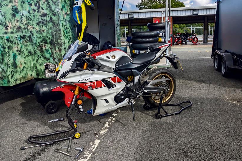 AS Racing were on hand at Oulton Park to sort Gareth's puncture