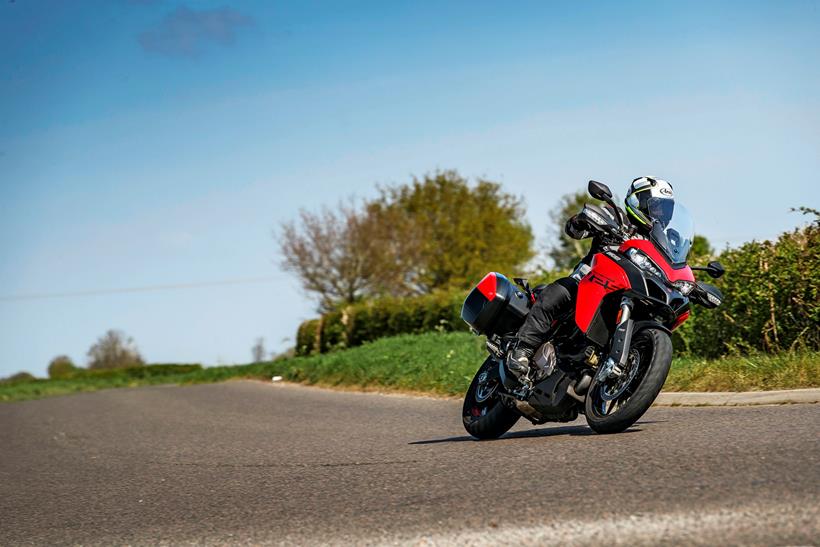 Sunny ride out on the Ducati