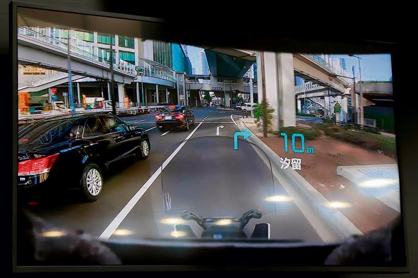 Shoei's head-up display system could appear soon