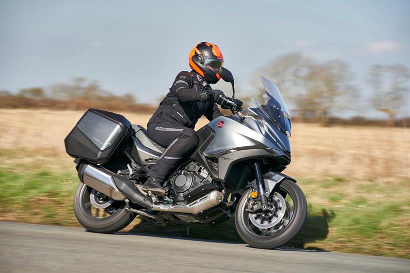 Riding shot of Honda NT1100