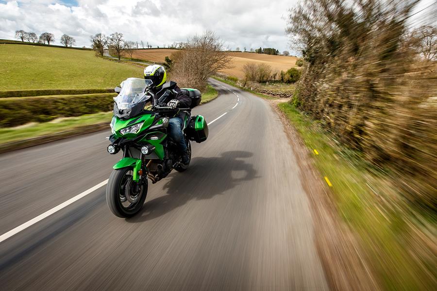 Kawasaki Versys 650 on the road