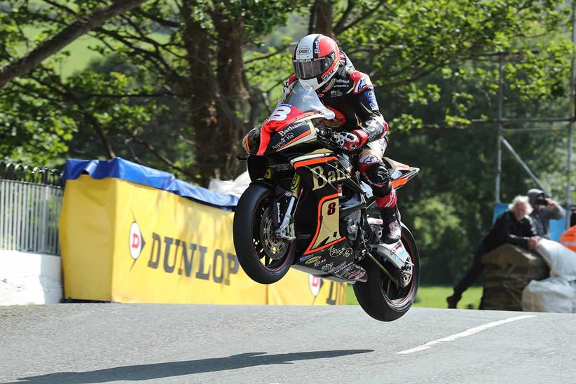 Michael Rutter at Ballaugh during qualifying at the 2019 TT Credit: Dave Kneen/Pacemaker Press