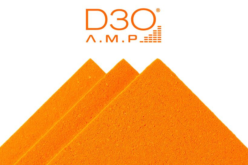 D3O Amp material and logo