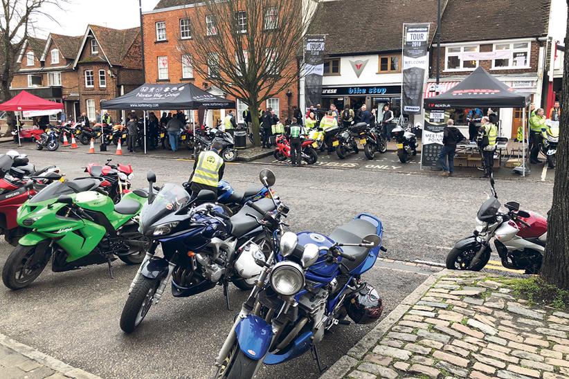 Plenty of motorbikes at Bike Stop