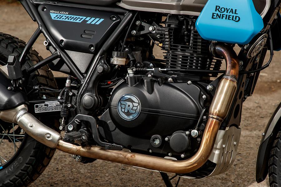 Royal Enfield Scram 411 engine