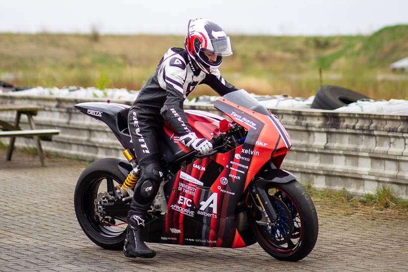 Electric Superbike Twente undergoing testing