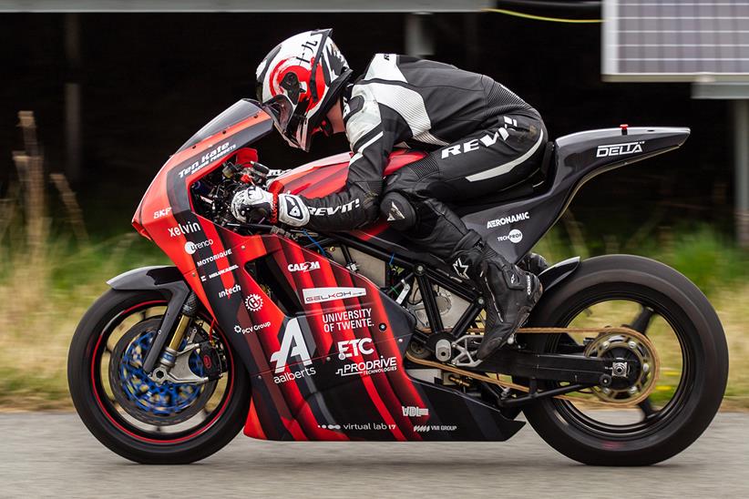 Electric Superbike Twente testing