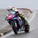Alastair Seeley deals with a huge slide in the Superstock race