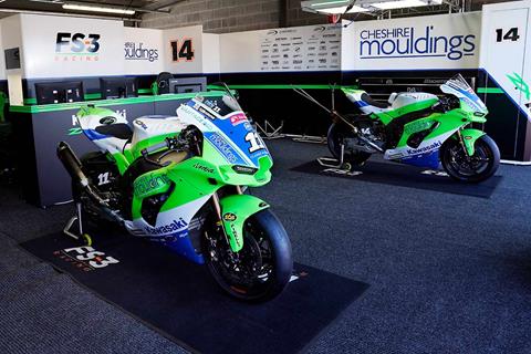 BSB: FS-3 Racing Kawasaki join forces with Cheshire Mouldings in title sponsorship deal