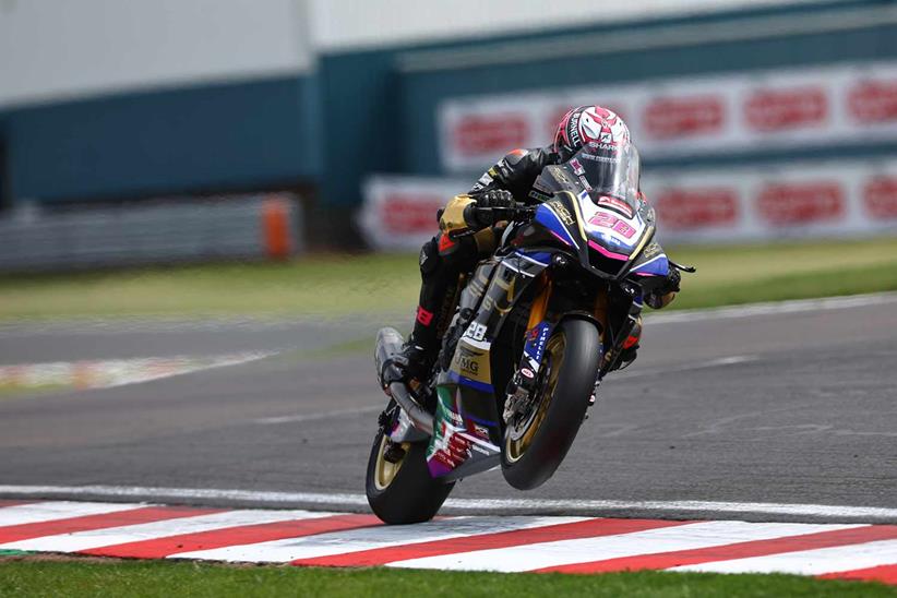 Bradley Ray smashed the lap record at Donington Park on Friday