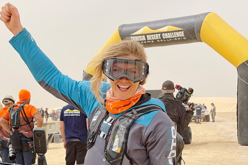 Vanessa Ruck at the Tunisia Desert Challenge