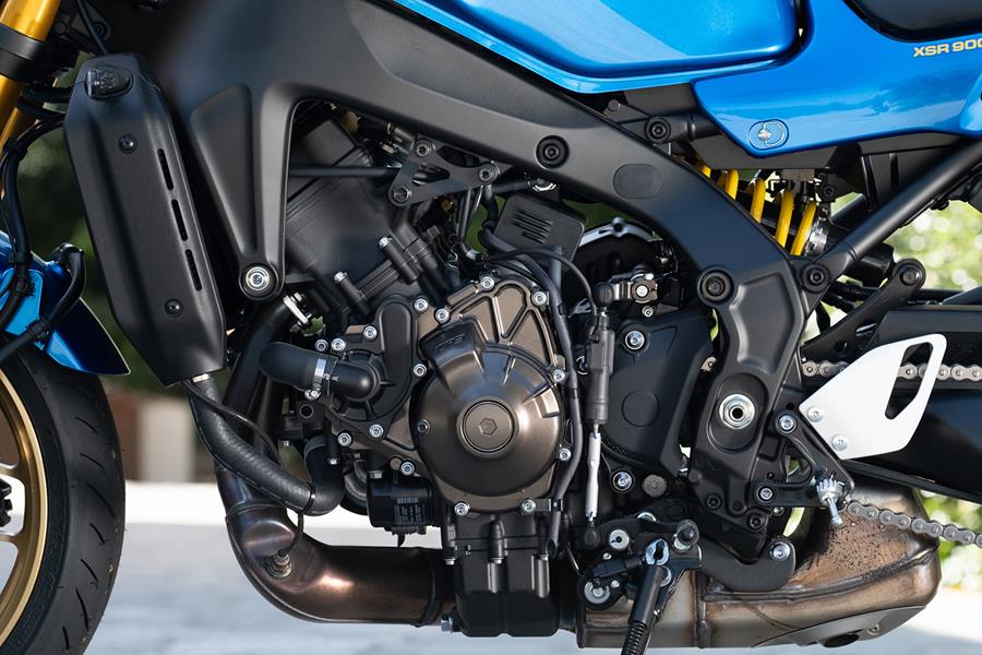 2022 Yamaha XSR900 engine