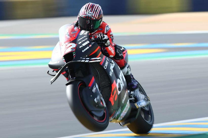 Maverick Vinales is still adjusting to life on the RS-GP