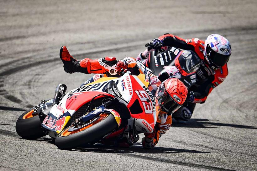 Marc Marquez pulls off another wonder save at Jerez a few weeks' ago