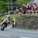 Peter Hickman at the Gooseneck on route to victory in the Superstock race