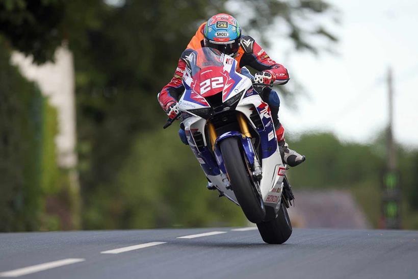 Glenn Irwin, pictured at Ballagery on his Superstock Honda, continues to impress on his debut