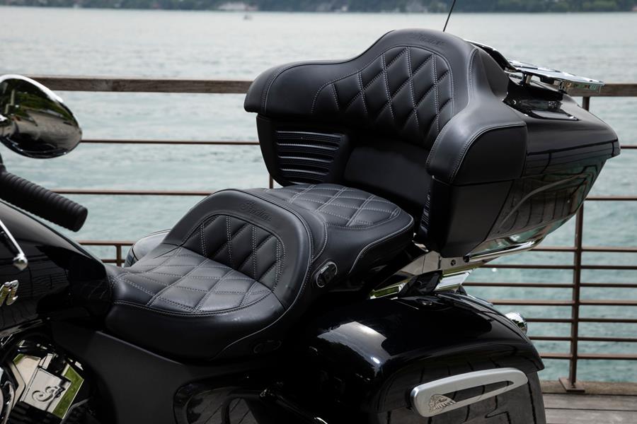 Indian Pursuit seat and pillion perch