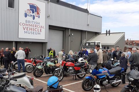 Truck-loads of classics: Bikers meet at British Commercial Vehicle Museum