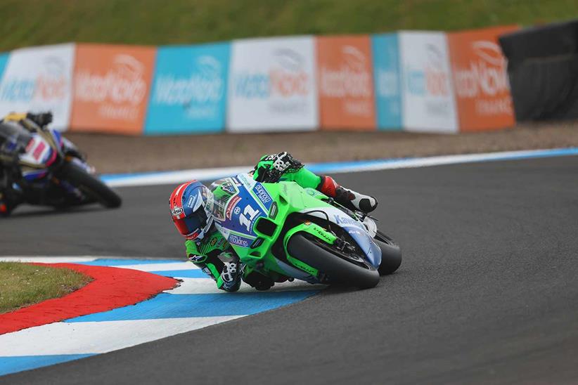 Rory Skinner, pictured at Knockhill, will make his Moto2 debut in August