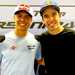 Alex Marquez (right) will race alongside Fabio Di Giannantonio (left) at Gresini next year