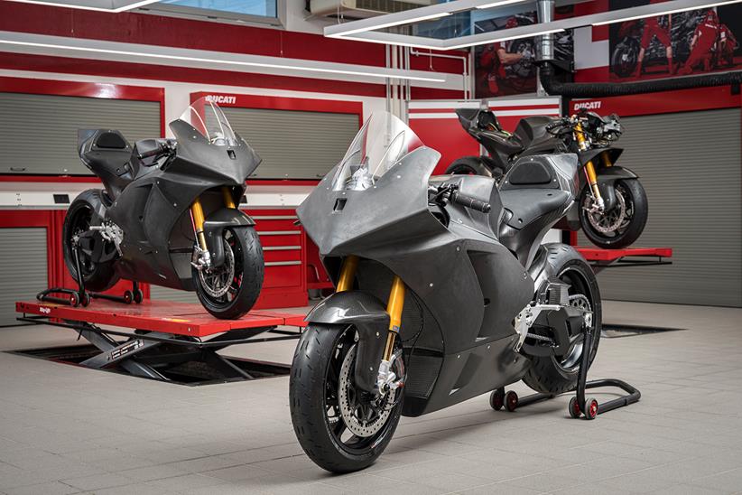 Ducati have built a fleet of MotoE race bikes