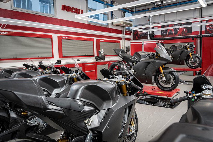 Ducati MotoE bikes ready for action