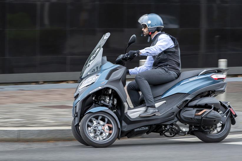 2022 Piaggio MP3 on the road